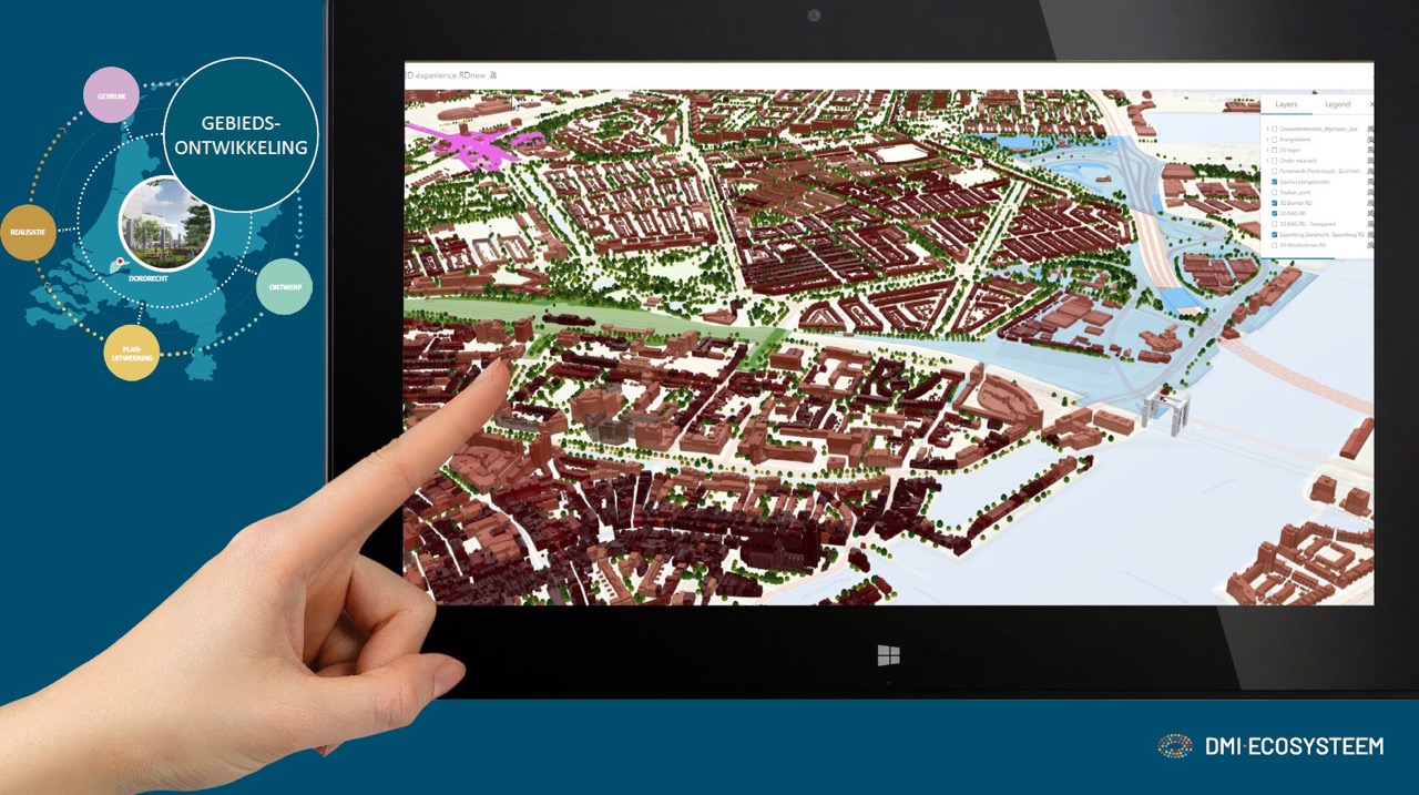 foto van beeldscherm met MiniGIM