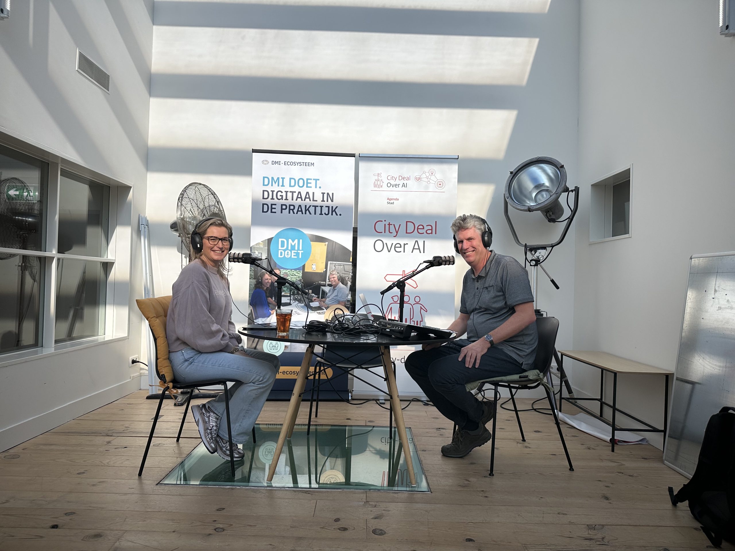 Carla Kranenborg-van Eerd en Jan-Willem Wesselink tijdens DMI Doet aflevering 43